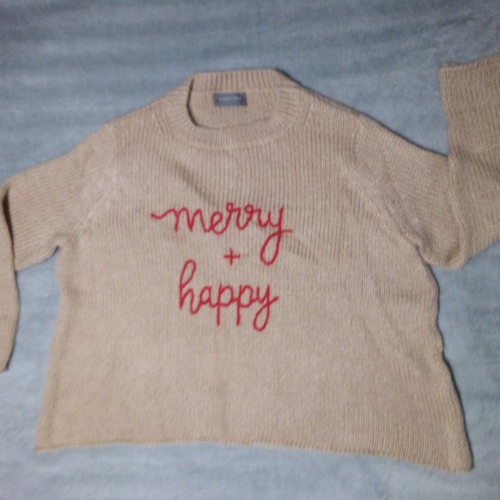 Wooden Ships Merry and Bright Sweater